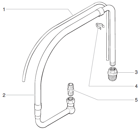 Impact 740/840 Low Rider Siphon Assembly (P/N 805-296)